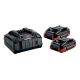 METABO AKUMULATOR 18V  4,0Ah LIHD XTREME 2szt. + ŁADOWARKA ASC 290
