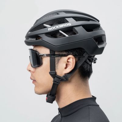 3. Kask rowerowy Rockbros HC-58BK-M 55-58 cm - czarno-szary