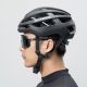 3. Kask rowerowy Rockbros HC-58BK-M 55-58 cm - czarno-szary
