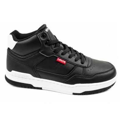 Levi's buty dziecięce sportowe John SE czarne młodzieżowe za kostkę
