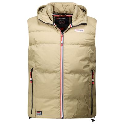 2. Kamizelka męska Geographical Norway VITO BEIGE DB MEN 001 (WZ6241H/GN-BEIGE)