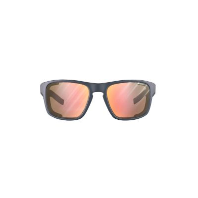 3. Okulary JULBO Shield M - ciemny szary / pastelowy zielony