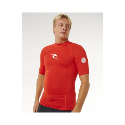 5. Lycra męska RIP CURL Waves Upf Perf S/S czerwona