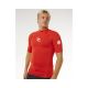 5. Lycra męska RIP CURL Waves Upf Perf S/S czerwona