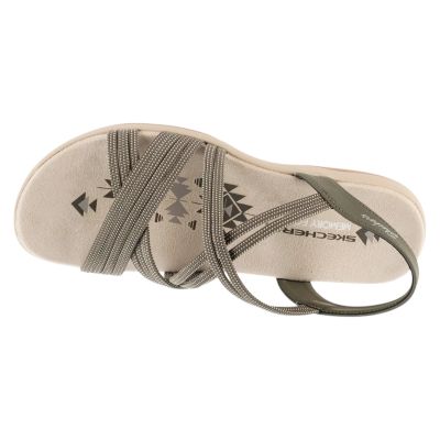 3. Skechers Reggae Slim - Turn It Up 163117-OLV Zielone 36