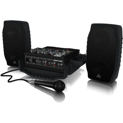 Behringer PPA200 system PA System nagłośnieniowy wolnostojący (PA) 200 W Czarny
