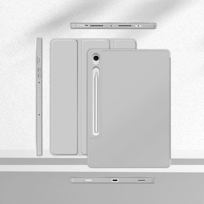 5. Etui Tech-Protect SmartCase Pen na Samsung Galaxy Tab S9 11.0 / S9 FE / S10 FE / S10 Lite 10.9 X710 / X716B / X510 / X516B / X520 / X526 / X400 / X406B - szare