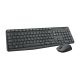 4. Zestaw klawiatura + mysz membranowa Logitech MK235 920-007931 (USB 3.0; kolor szary; optyczna)