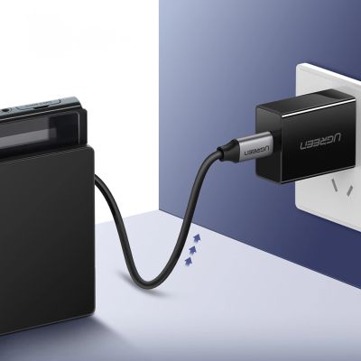 4. Kabel Ugreen US161 50751 USB-C 3.1 / USB-C 3.1 1.5m - szary