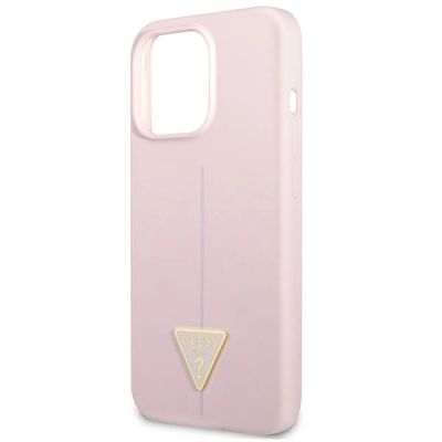 6. Etui Guess Silicone Triangle na iPhone 13 Pro Max - fioletowe