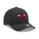 3. Czapka z daszkiem New Era 9FORTY Chicago Bulls NBA Team M-Crown Black Snapback - 60755469
