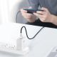12. Kabel Baseus Cafule Series Metal Data USB-C / USB-C PD QC SCP 100W 5A 2 m - zielony