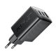 3. Ładowarka sieciowa Acefast A108 GaN PD 67W 2xUSB-C 1xUSB-A - czarna