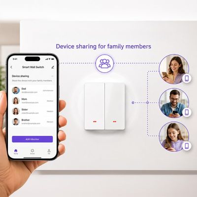5. QOLTEC WŁĄCZNIK/WYŁĄCZNIK ŚWIATŁA | 2-KANAŁOWY | WI-FI | TIMER | TUYA | BIAŁY