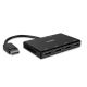 Lindy 38431 huby i koncentratory DisplayPort Czarny