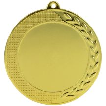 MEDAL ZŁOTY 70 MM MIEJSCE NA EMBLEMAT 50 MM STALOWY TRYUMF