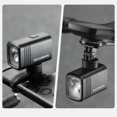 2. Lampka rowerowa Rockbros M6 1000 lm przednia akumulatorowa 2800 mAh - czarna