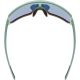 4. Uvex sportstyle 235 Okulary do wielu sportów Unisex Półobwódkowe Zielony, Czerwony