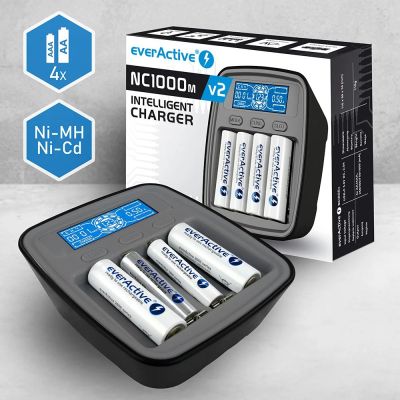 6. EVERACTIVE ŁADOWARKA DO AKMULATORÓW NI-MH USB-C NC1000MV2