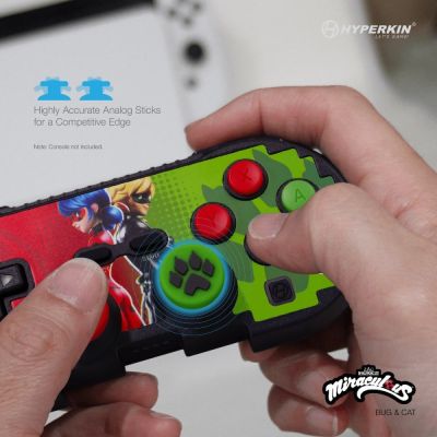 7. Hyperkin Pixel Art Zielony, Czerwony Bluetooth Gamepad Nintendo Switch, Nintendo Switch Lite, Nintendo Switch OLED