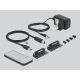 3. KVM Switch DisplayPort 1.4 8K z USB 3.0 i Audio - KVM / audio / USB switch - 2 porty