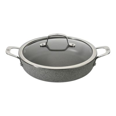 14. Patelnia BALLARINI Salina Granitium głęboka z 2 uchwytami granitowa 28 cm 75002-810-0