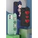 3. Kingxbar Sweet Series żelowe etui ozdobione oryginalnymi Kryształami Swarovskiego z podstawką iPhone 12 Pro / iPhone 12 czarny