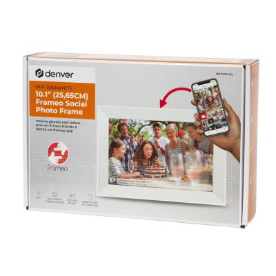 7. Ramka do zdjęć Denver PFF-1063 kolor biały