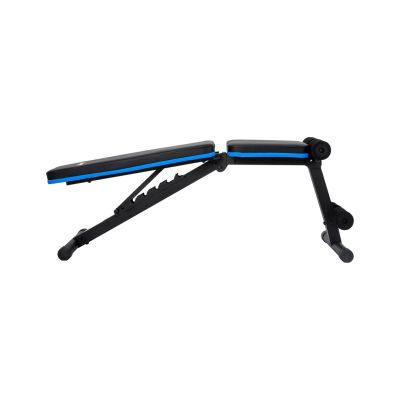 8. Ławka treningowa skośna wzmocniona z blokadą nóg , REBEL ACTIVE