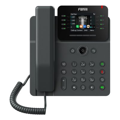 Fanvil V62G telefon VoIP Czarny 12 linii LCD