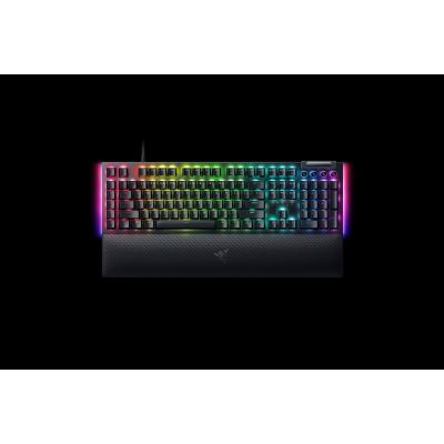 7. Klawiatura Razer BlackWidow V4 - Podświetlenie - USB-C - QWERTZ - Niemiecki - Przełącznik kluczykowy: Razer Green