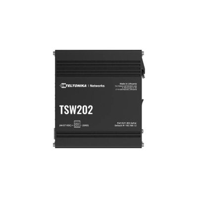 6. Teltonika TSW202 Switch 8x RJ45 1Gb, 2x SFP L2 POE+