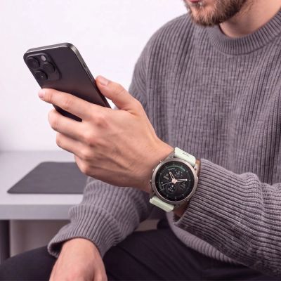 8. Pasek Tech-Protect Silicone na Garmin Fenix 5 / 6 / 6 Pro / 7 / 8 / 8 Pro / E / 9 / 9 Pro (47 mm) - szary