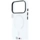 6. Etui BMW M IML Frosted Metal Logo & Trims MagSafe na iPhone 18 Pro Max / 17 Pro Max - przezroczyste