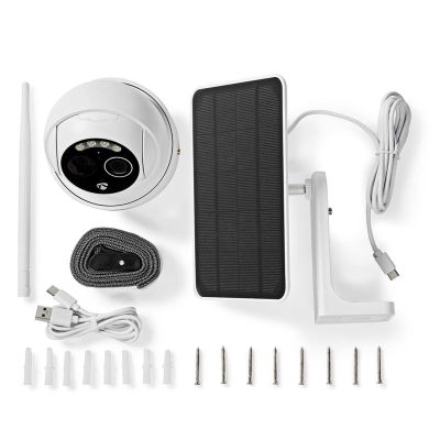 12. Zewnętrzna kamera Wi-Fi Nedis SmartLife Full HD 1080p z czujnikiem ruchu i noktowizją, IP65, 5 V DC