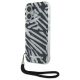 Etui Karl Lagerfeld IML Zebra Pattern & Cord na iPhone 16 - czarne
