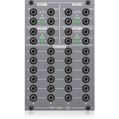 2. Behringer 173 QUAD GATE/MULTIPLES Moduł syntezatora modularnego