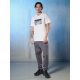 8. T-shirt regular z nadrukiem męski 4F 4FRSS26TTSHM3658-10S