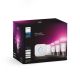 3. Philips Hue White and color ambiance Zestaw startowy: 3 inteligentne żarówki E27 (1100) + regulator przyciemniania Hue Dimmer switch