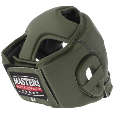 3. Kask bokserski MASTERS KTOP-PU-MATT "M" zielony