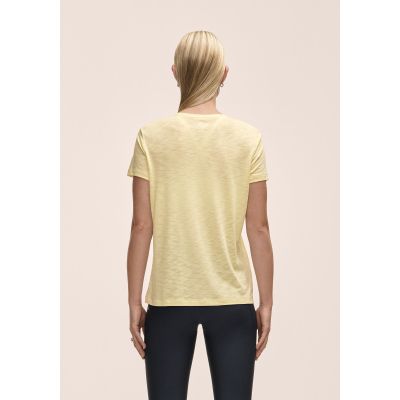 4. Koszulka damska Casall Soft Texture Tee żółty