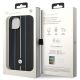 8. Etui BMW Leather Stamp Blue Lines na iPhone 14 - czarne