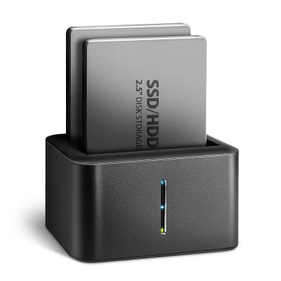 2. Axagon ADSA-D25 stacja dokująca do dysków twardych USB 3.2 Gen 1 (3.1 Gen 1) Type micro-B Czarny