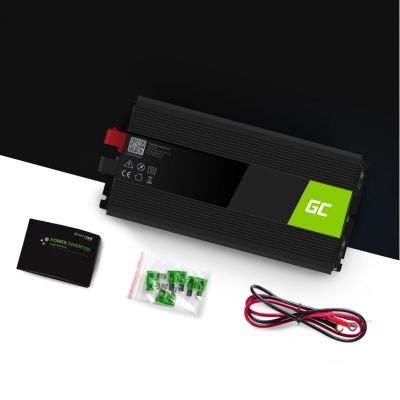2. GREEN CELL PRZETWORNICA INV15 12V-230V 3000W/6000W CZYSTA SINUSOIDA