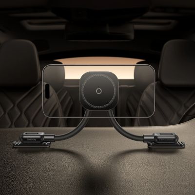 6. Uchwyt magnetyczny Baseus PrimeTrip C03s kompatybilny z MagSafe na deskę rozdzielczą przyklejany - czarny