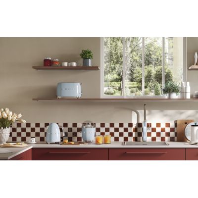 9. Czajnik SMEG Kettle pastel blue KLF03PBEU