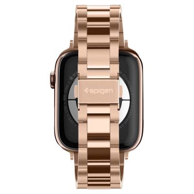 16. Pasek Spigen Modern Fit Band na Apple Watch 4/5/6/7/8/SE (38/40/41 mm) - różowo-złoty