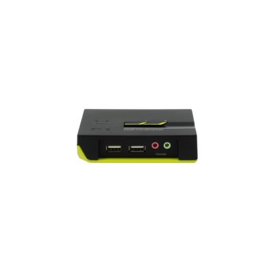 5. LevelOne KVM-0221 przełącznik KVM Czarny, Zielony