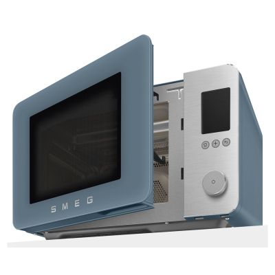 8. Smeg MOC02SBMEU kuchenka mikrofalowa Niebieski Kuchenka mikrofalowa kombinowana Blat 27 l 900 W