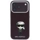 4. Etui Karl Lagerfeld Smooth Ikonik Sketch MagSafe do iPhone 18 Pro / 17 Pro - burgundowe